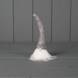 Fabric Gonk with Long Grey Hat