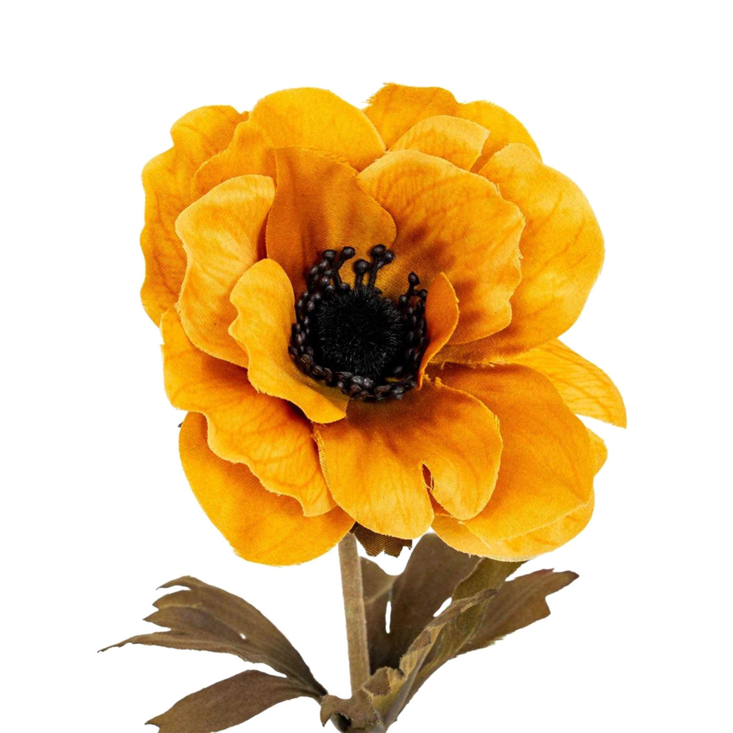 Hill Interiors Anemone Anemone Artificial Flower - Yellow