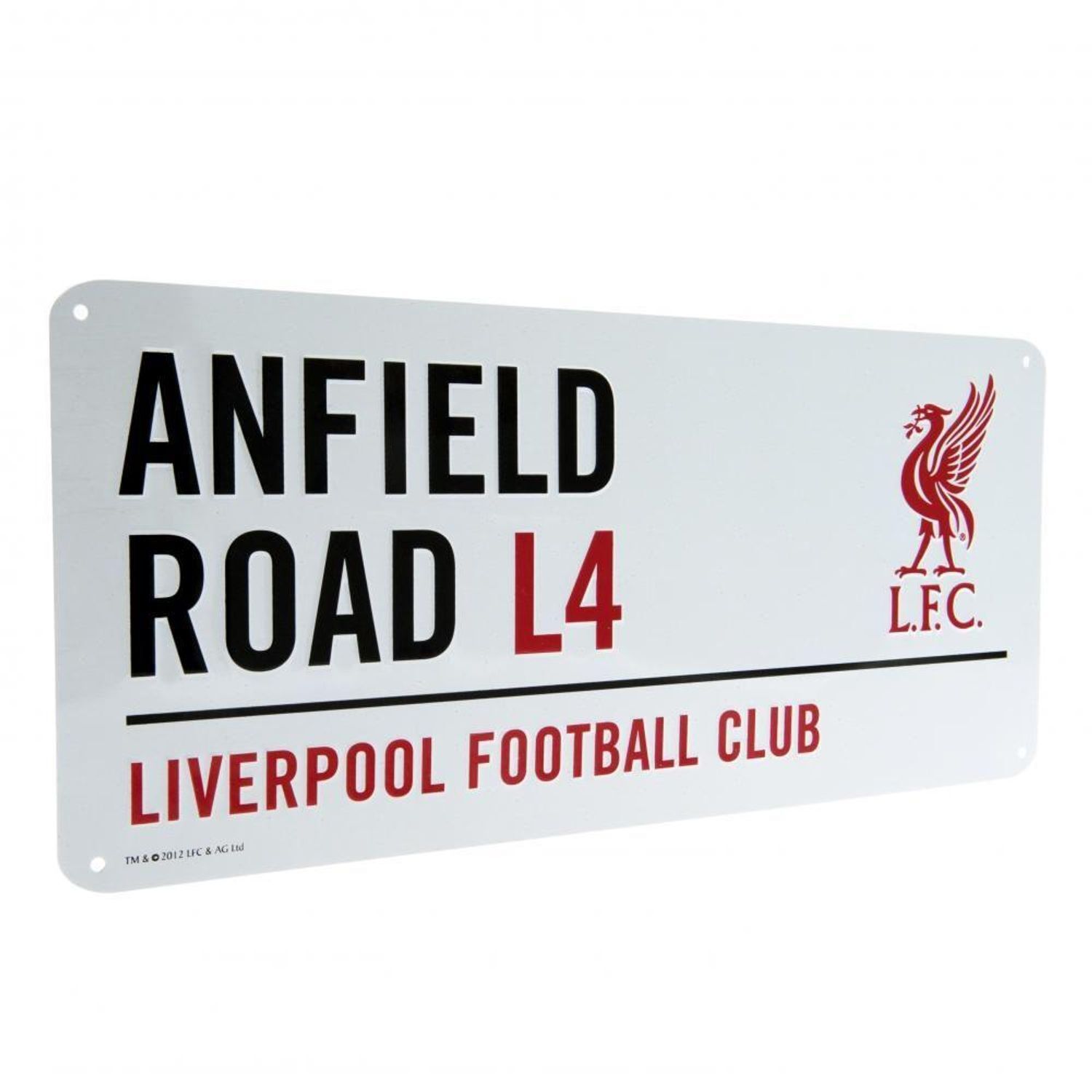 Liverpool FC Official Street Sign (One Size) (White) - Image 2