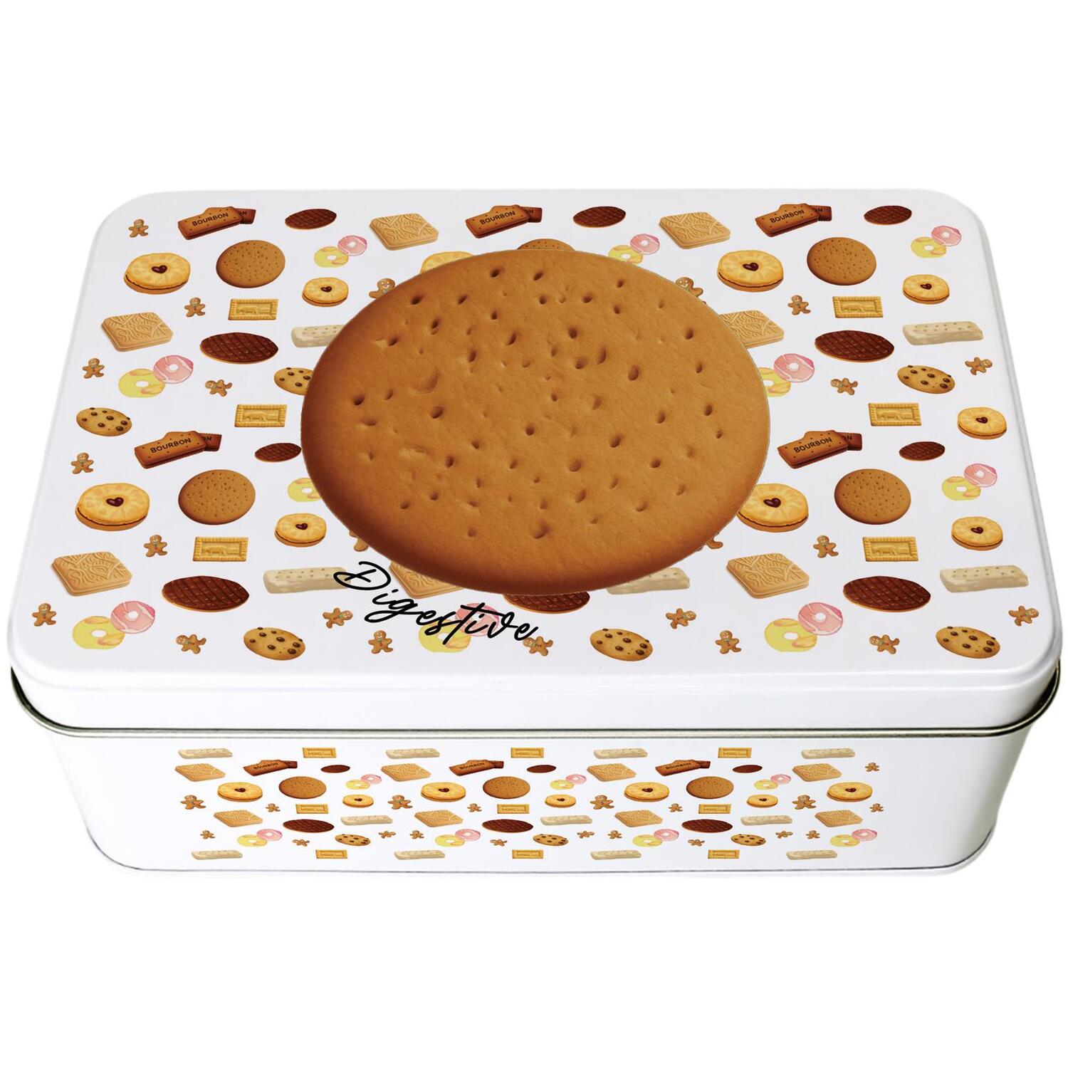 Digestive Biscuit Tin - Rectangular Storage Container Novelty Kitchen Gift - Image 2
