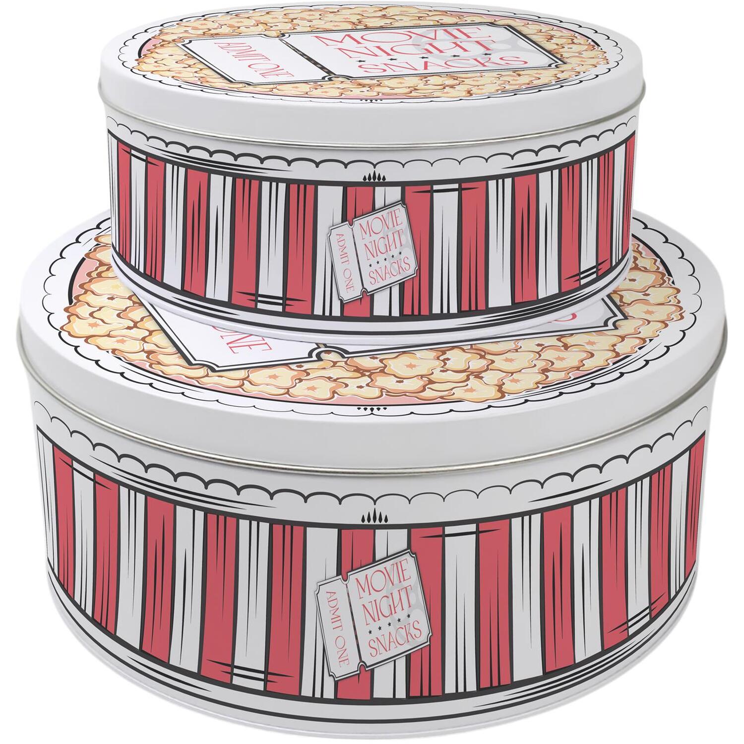 Image of Movie Snacks Tin Set - Multicoloured