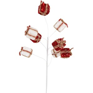 Glitter Tinsel Present Pick