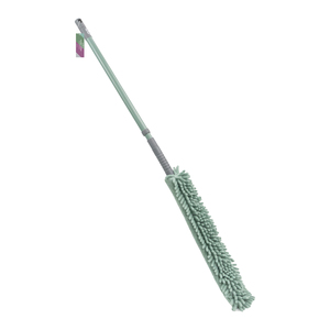 JVL Extendable Flexible Chenille Duster, Green