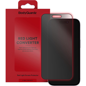 BodyGaurdz Red Light Converter Phone Screen Protector for iPhone 17/16 Pro