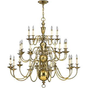 Cambridge Chandelier Brass
