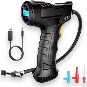 Rechargeable LCD Digital Car Tyre Inflator