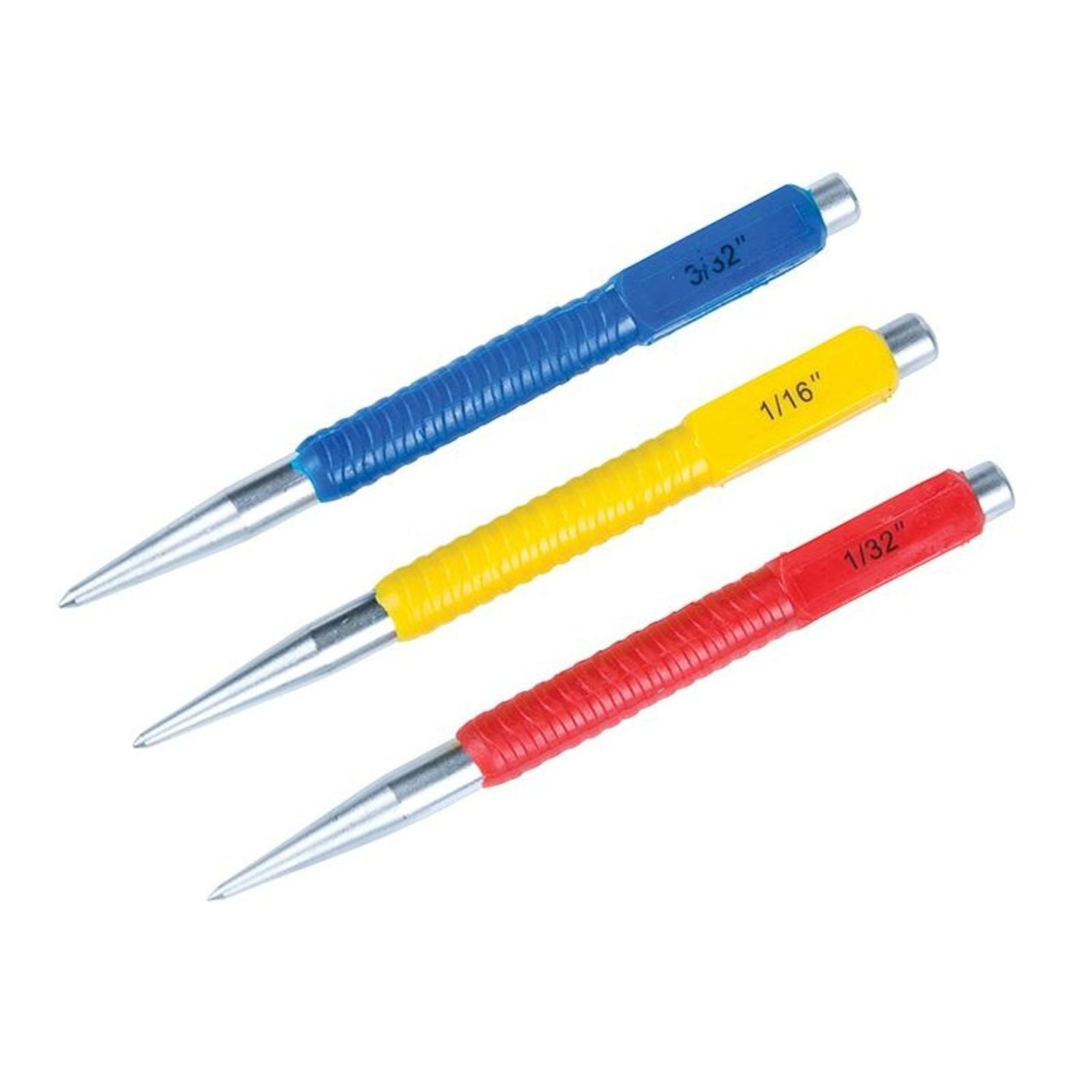 Bluespot Tools Nail Punch Set, 3 Piece - Multi Colour