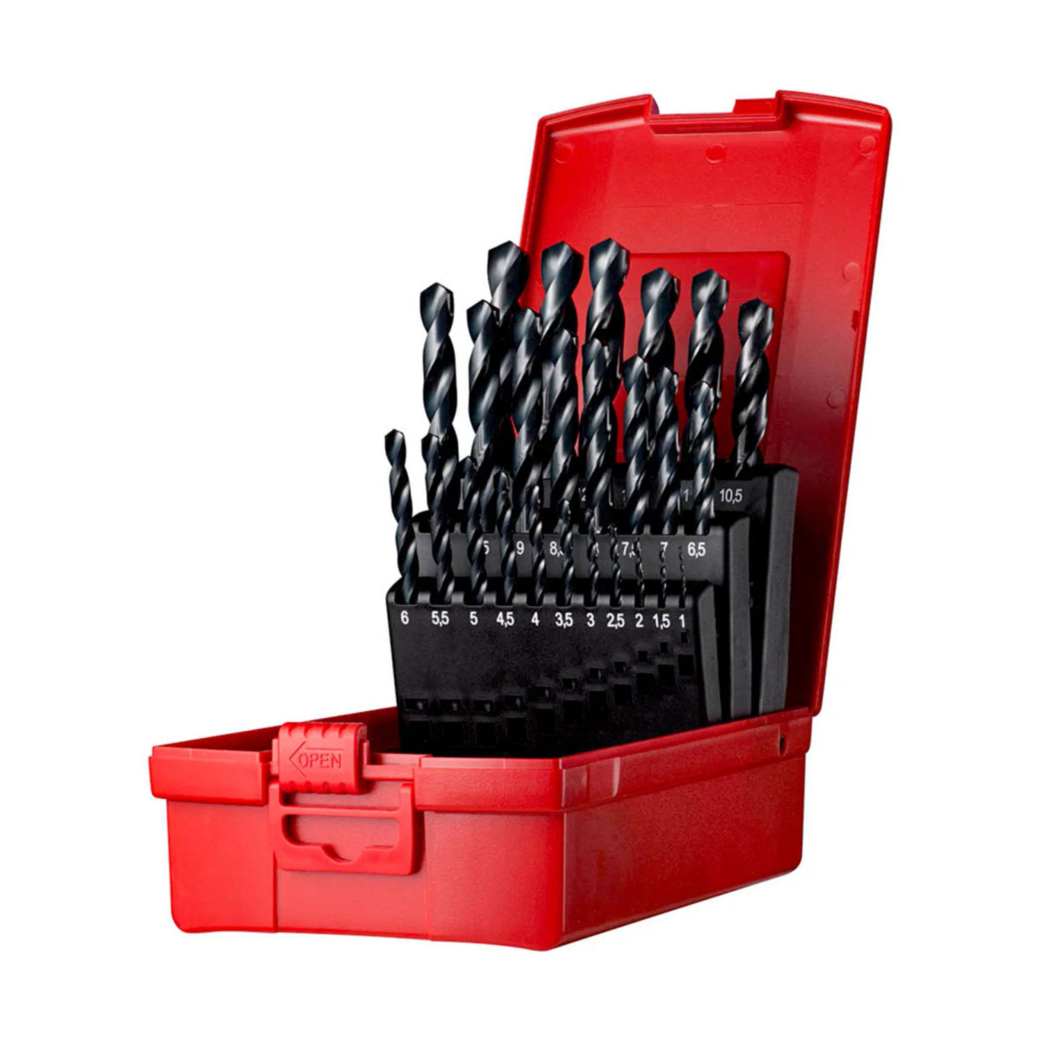 Dormer Hss Drill Bit Set (Pack Of 25) - Black