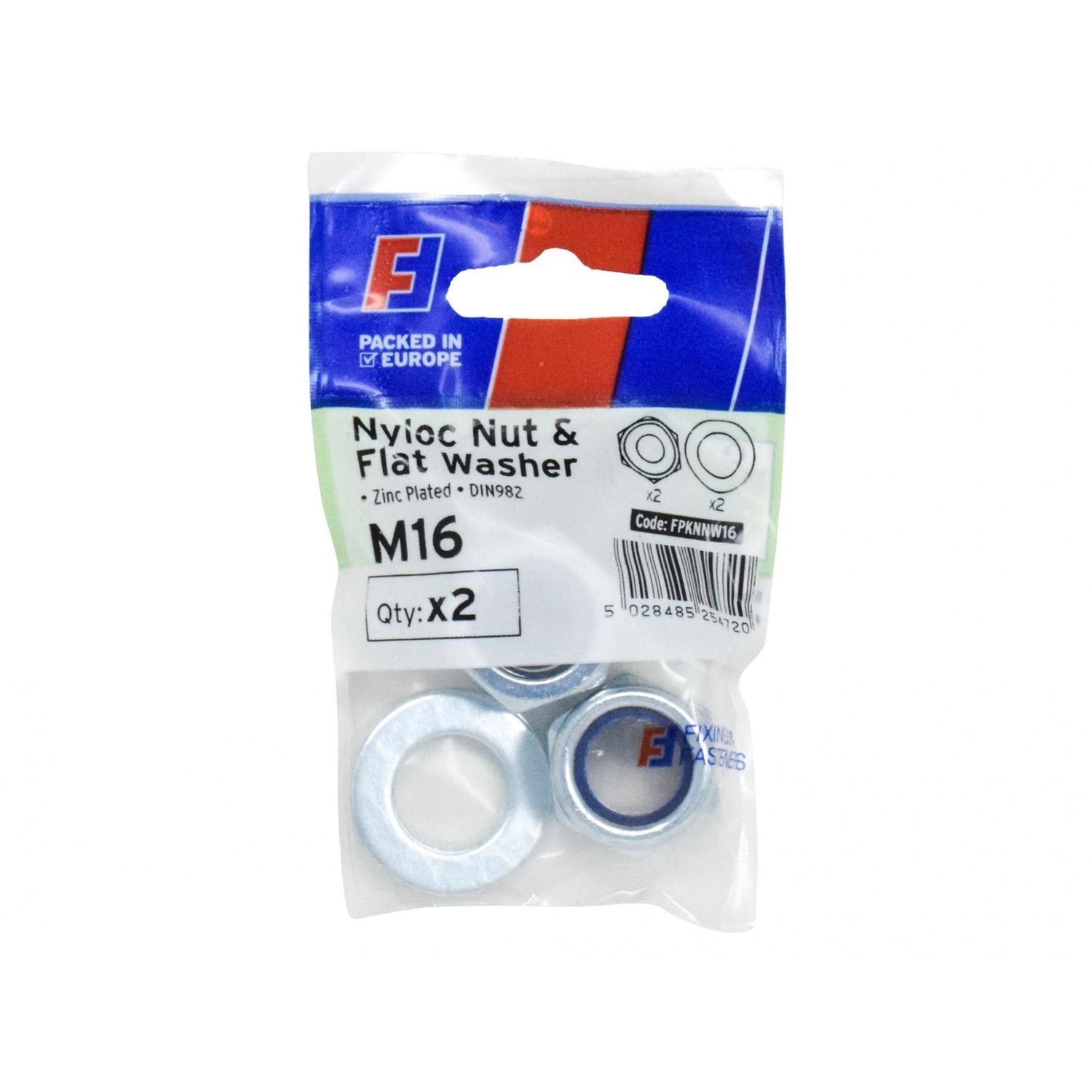 Forgefix Nyloc Nut & Washer, Forgepack A - Multi Colour