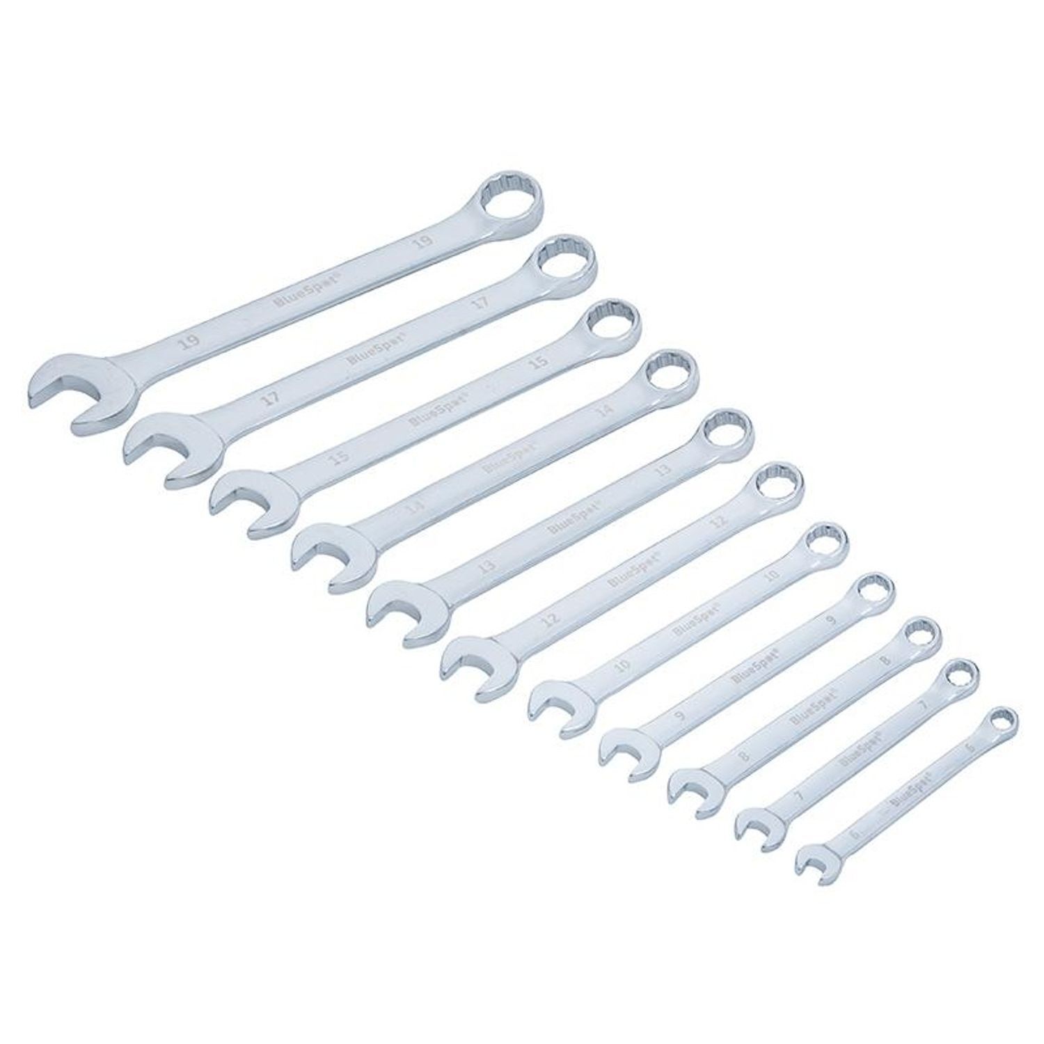 Bluespot Tools Combination Spanner Set, Metric - Multi Colour