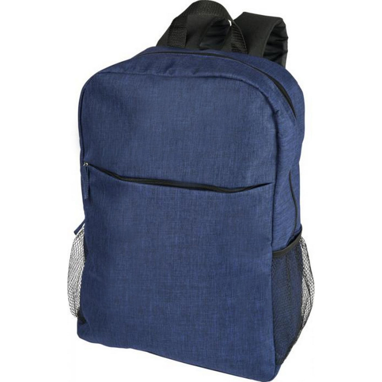Bullet Heathered Computer Backpack - Navy