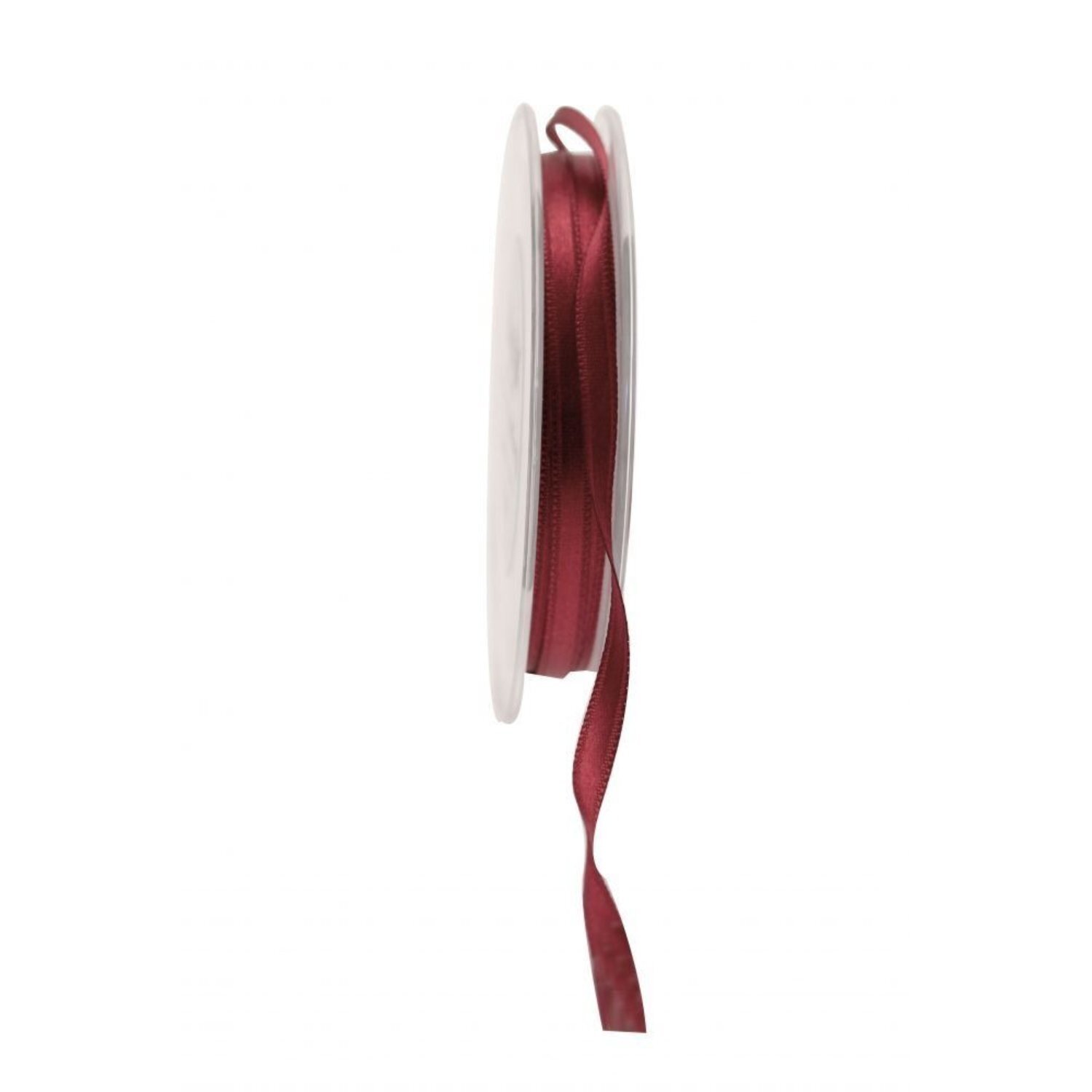  - Satin Ribbon 6mm 5 PackBurgundy - Image 3