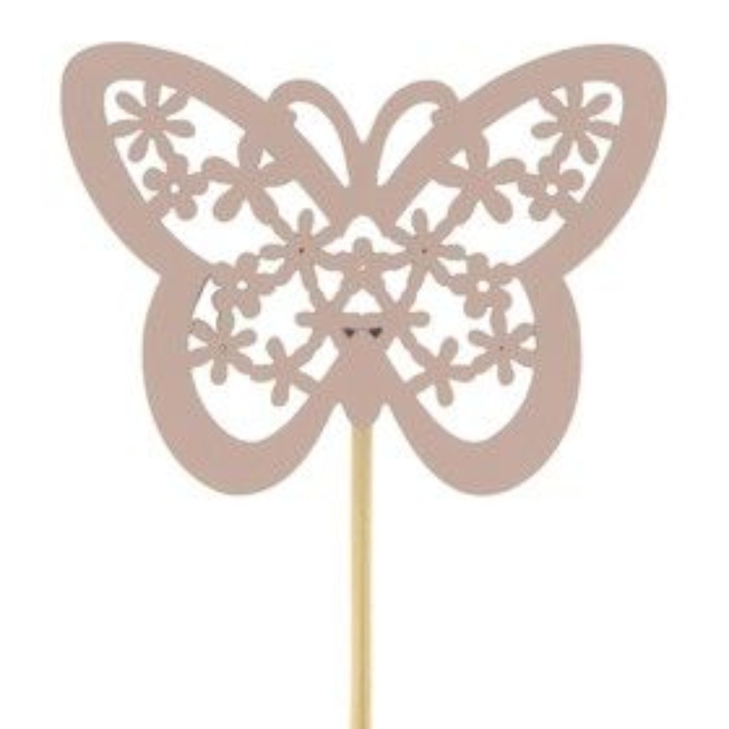  - Butterfly On Stick 25 PackPink Pick - Image 3