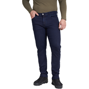 Slim Fit Denim Jeans - Classic Cotton Stretch Trousers with Zip Fly