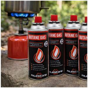 Dragodirect Camping Butane Gas Canisters 4 Pack
