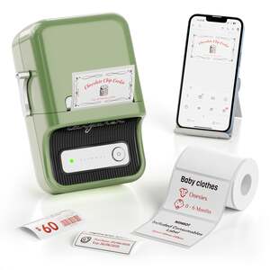 NIIMBOT B21 Pro 300dpi Bluetooth Label Printer with Label Roll C