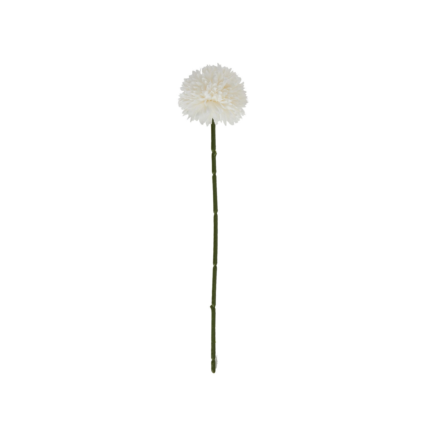 Hill Interiors Chrysanthemum Artificial Flower A - White/Green
