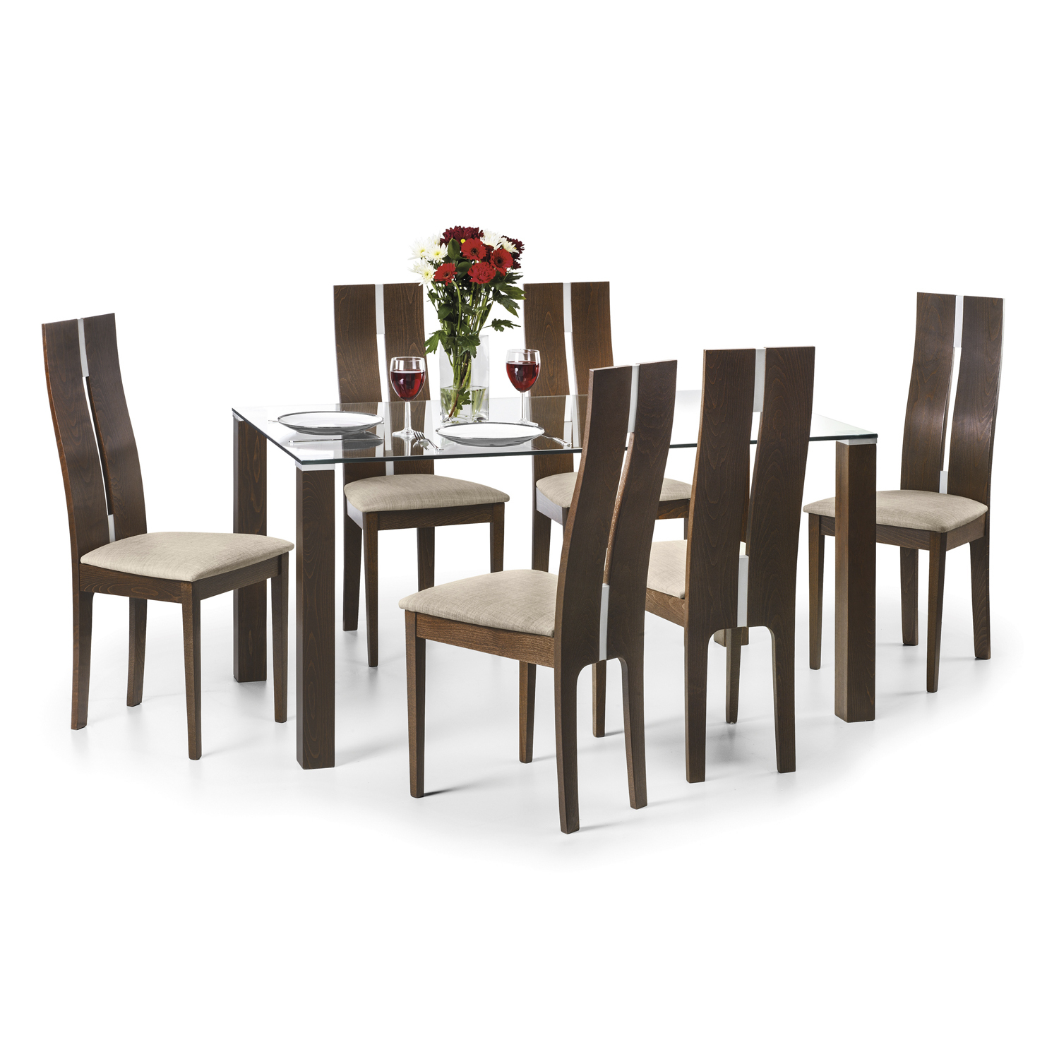 Cayman Dining Table and 6 Chair Set thumbnail