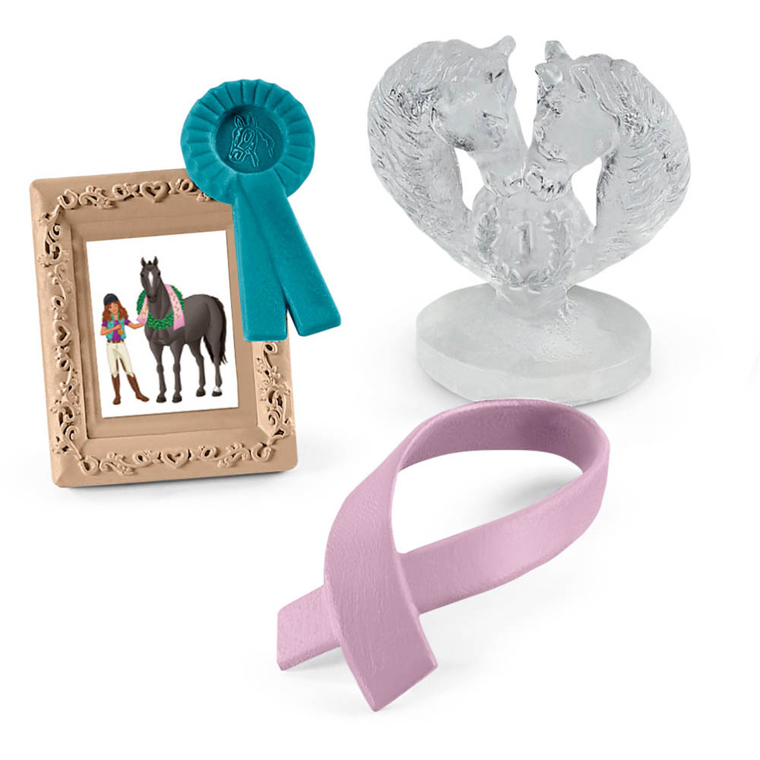 SCHLEICH Horse Club Accessories Tournament Toy Playset Accessories - Grey