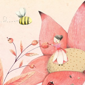 Thumbelina Wall Mural