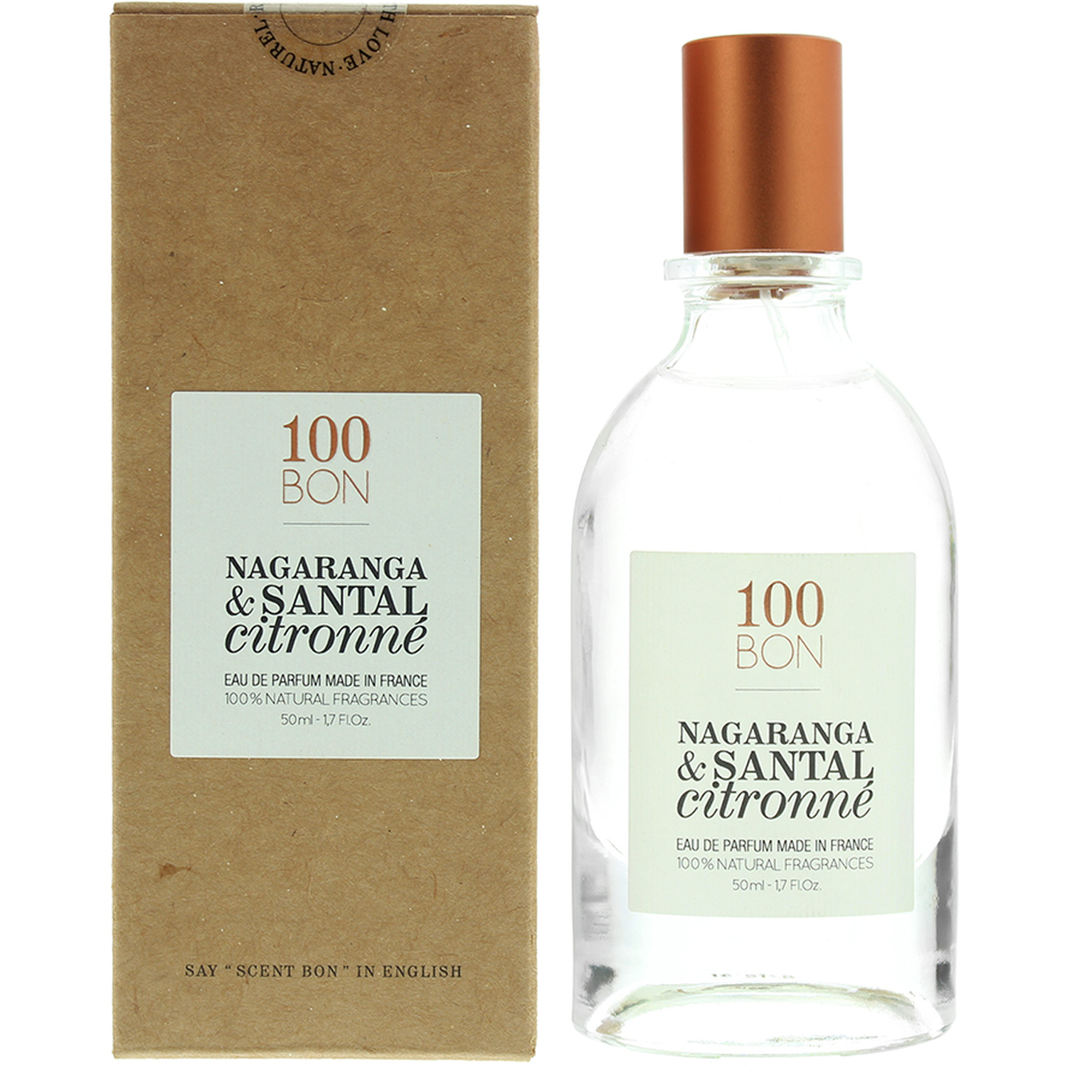 100 Bon Nagaranga and Santal Citronne Eau de Parfum 50ml - Neutral