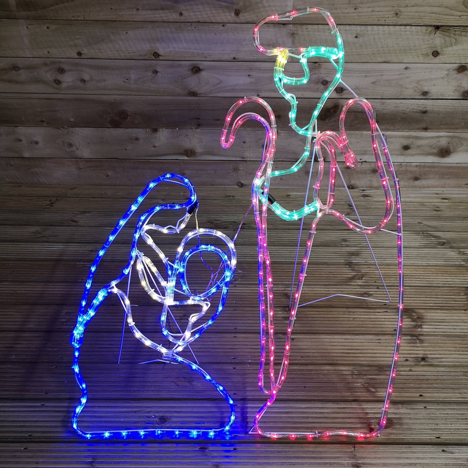 1m Premier Nativity Scene Multicoloured LED Rope Light - Multicolour