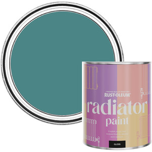 Rust-Oleum Radiator Paint in Gloss Finish - Peacock Suit 750ml