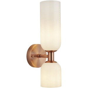 White Glass Wall Light