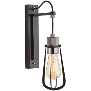 Alessandria Wall Lamp Black Chrome Plate Matt Black