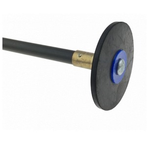 Black Drain Rod Plunger Attachment Universal Rubber Tool Metal Thread shot 3829818