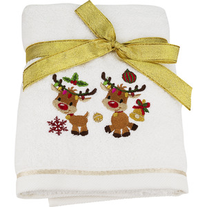 Festive Embroidered Hand Towels