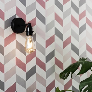 Cambourne Industrial Satin Black Pipework Single Wall Light