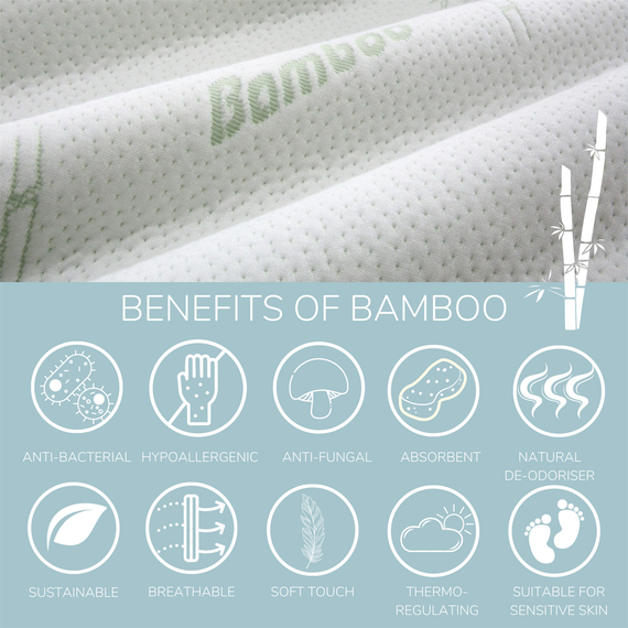 V Shape OrthopaedicMaternity  Memory Foam Bamboo Pillow - 1 pack