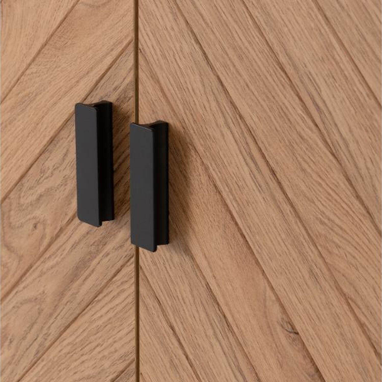 Leon 3 Drawer 2 Drawer Wardrobe - Medium Oak