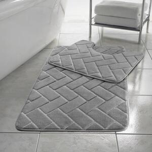 Blocks Memory Foam Bath Mat Set