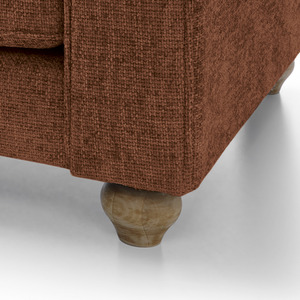 Burnt Orange Ingrid 3 Seater Sofa shot 5120464
