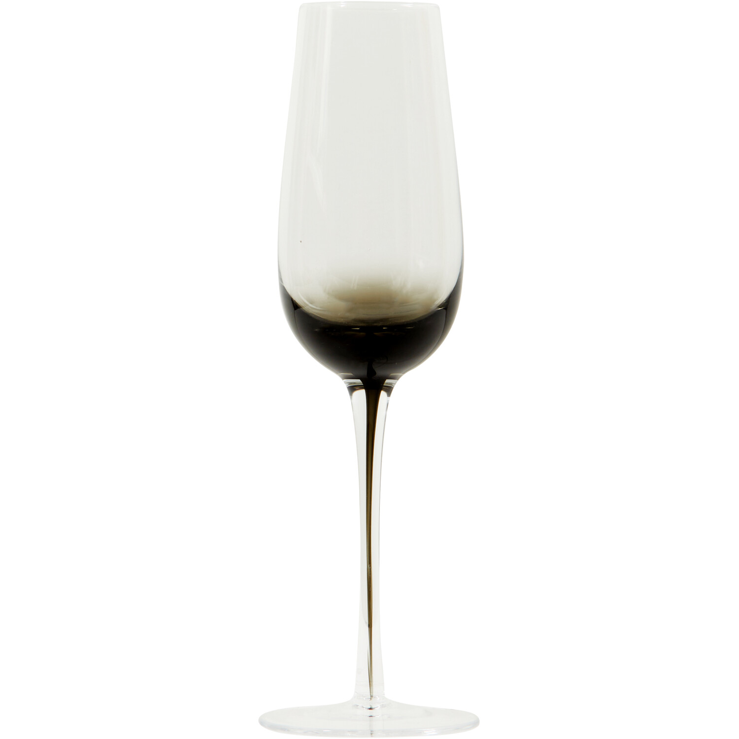 Image of Black Ombre Champagne Flute - Black