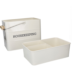 Living Nostalgia Antique Cream Housekeeping Box