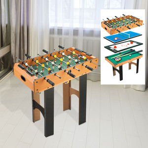 HOMCOM 4-In-1 Multi Games Table