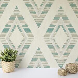 Geometric Diamond Ombre Wallpaper