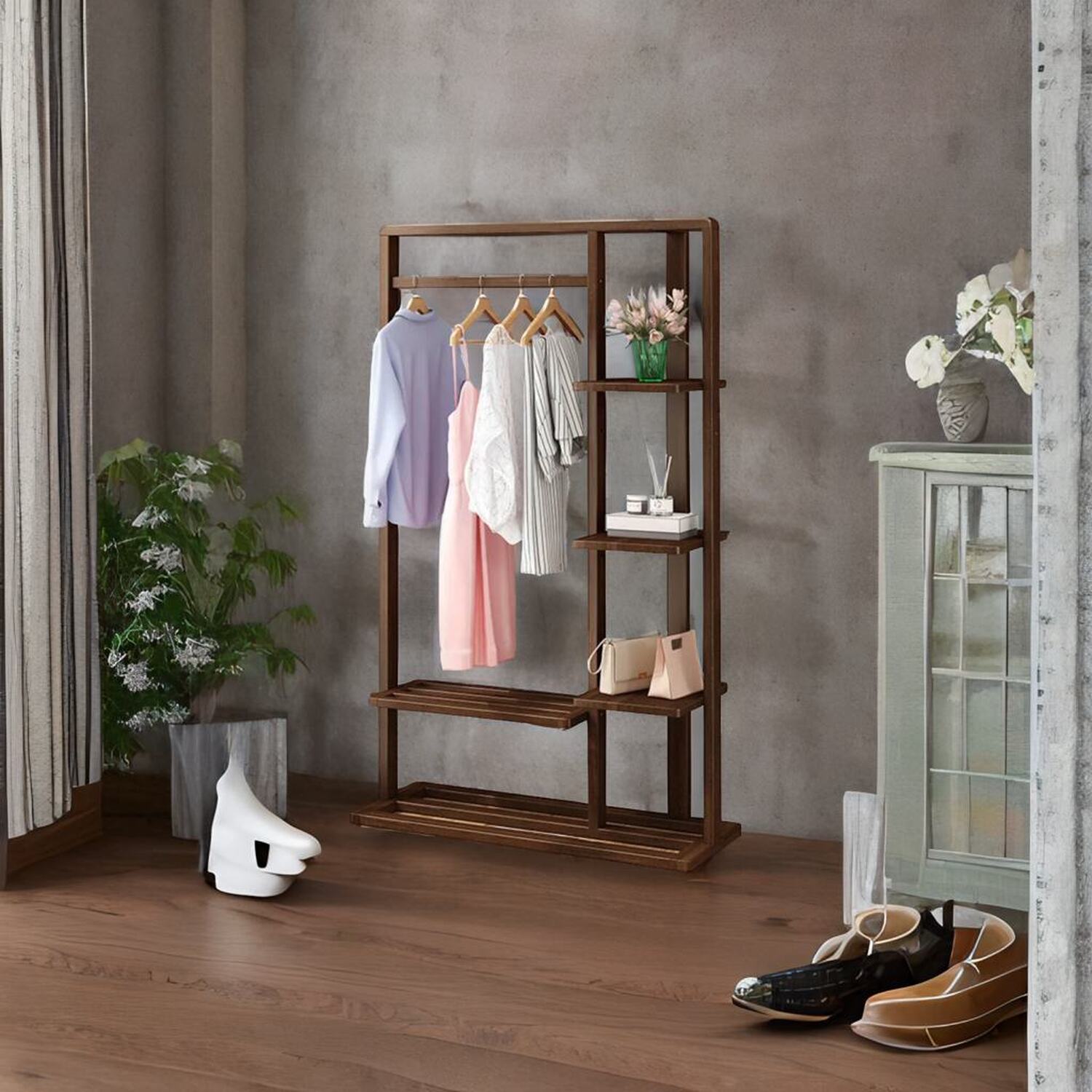 Modcraft Clothes Rack and Shoe Storage