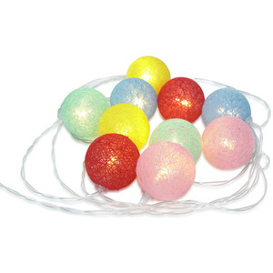 Cotton Ball String Lights