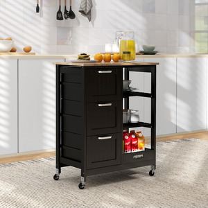 Kitchen Island Rolling Cart