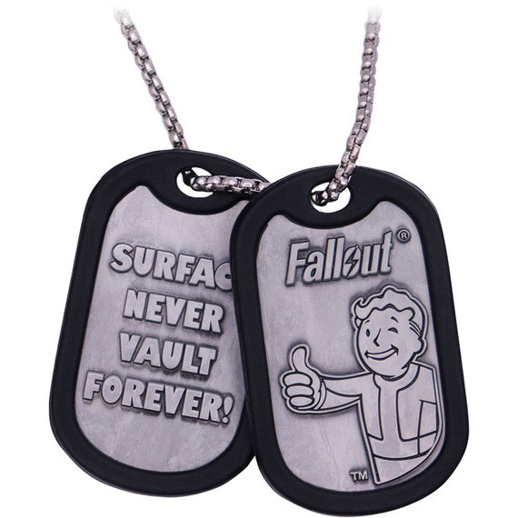 Fallout Vault-Tec Metal Dog Tags