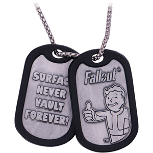 Fallout Vault-Tec Metal Dog Tags