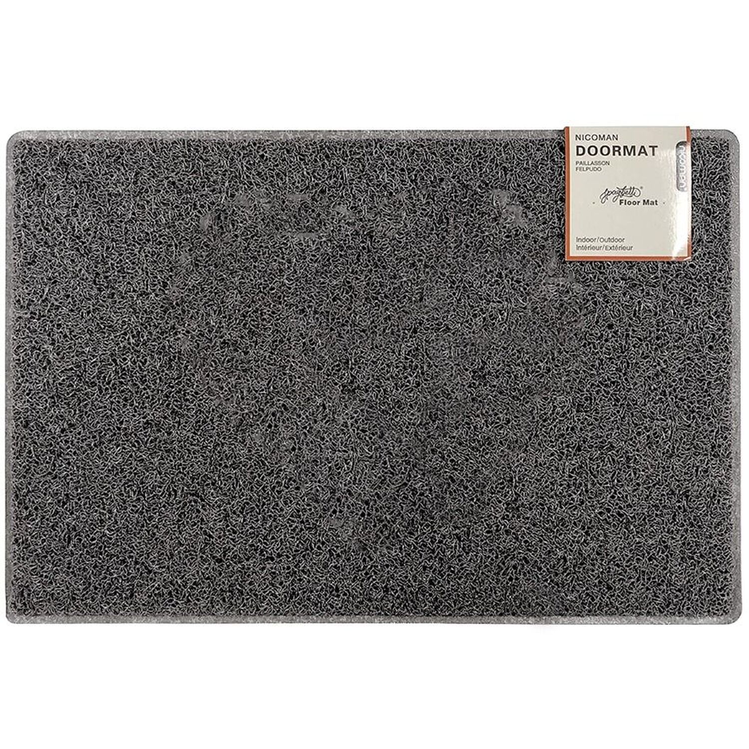 Oseasons Plain Small Doormat - Grey