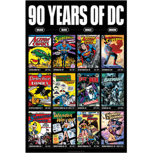 DC Comics 90 Years of DC Art Print