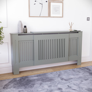 Grey / 204cm Chelsea Radiator Cover shot 8338290