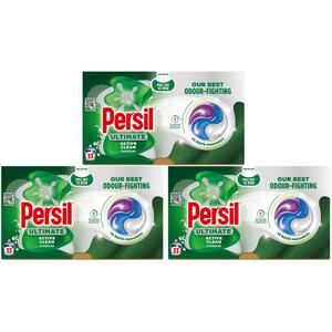 Persil Ultimate Washing Capsules Active Clean 33 Washes, 3 Pack