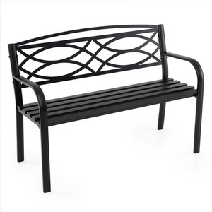 Garden Bench Slatted Loveseat